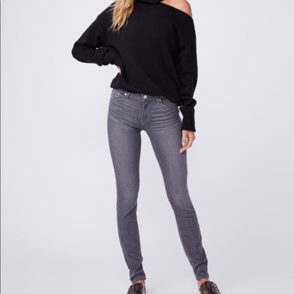 PAIGE Denim Verdugo Ankle City Fog Silk Coating